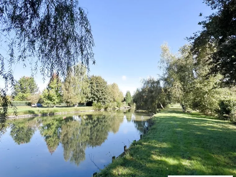 GRANDE MAISON DE VILLE AVEC ETANG SUR 1 HECTARE A OUZOUER SUR LO