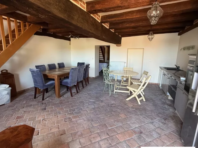 Maison de passeur de Loire vue sur Loire