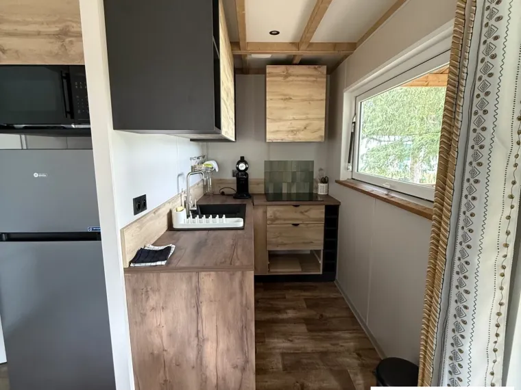 PROCHE SULLY SUR LOIRE CHALET AMENAGE SUR SITE PAYSAGE AVEC ETAN