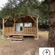 PROCHE SULLY SUR LOIRE CHALET AMENAGE SUR SITE PAYSAGE AVEC ETAN