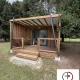 PROCHE SULLY SUR LOIRE CHALET AMENAGE SUR SITE PAYSAGE AVEC ETAN