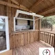 PROCHE SULLY SUR LOIRE CHALET AMENAGE SUR SITE PAYSAGE AVEC ETAN