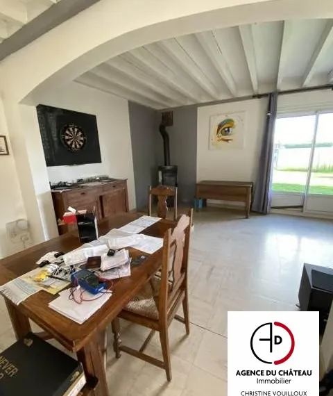 Maison de campagne avec grand hangar